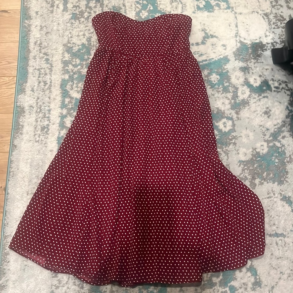 Bohme size large strapless dress